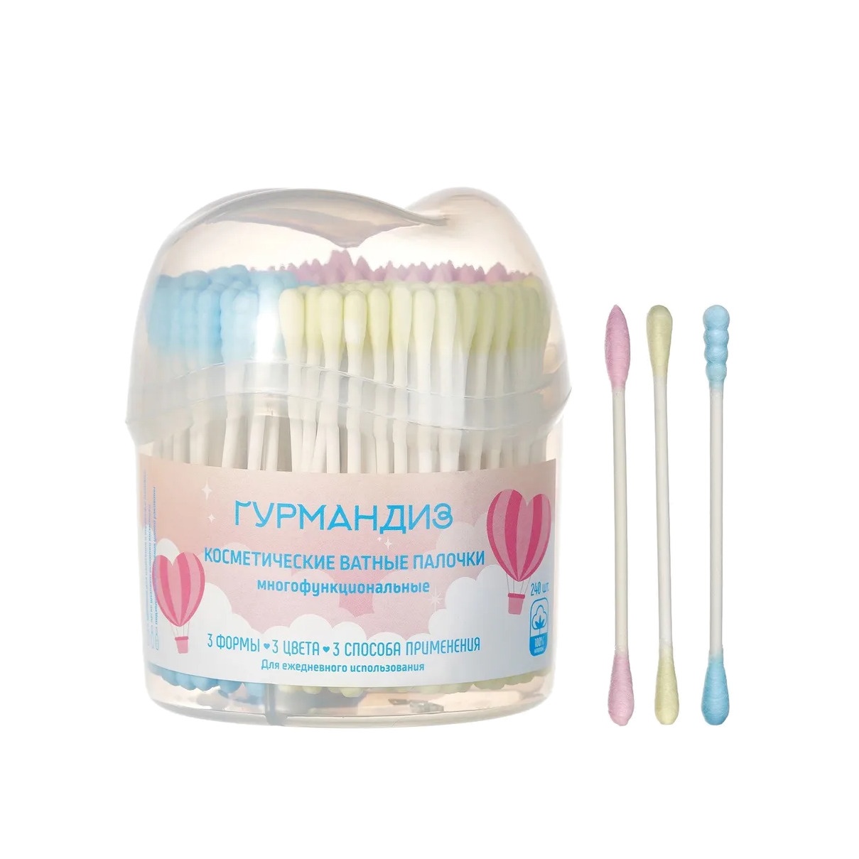 Косметические ватные палочки купить в VISAGEHALL