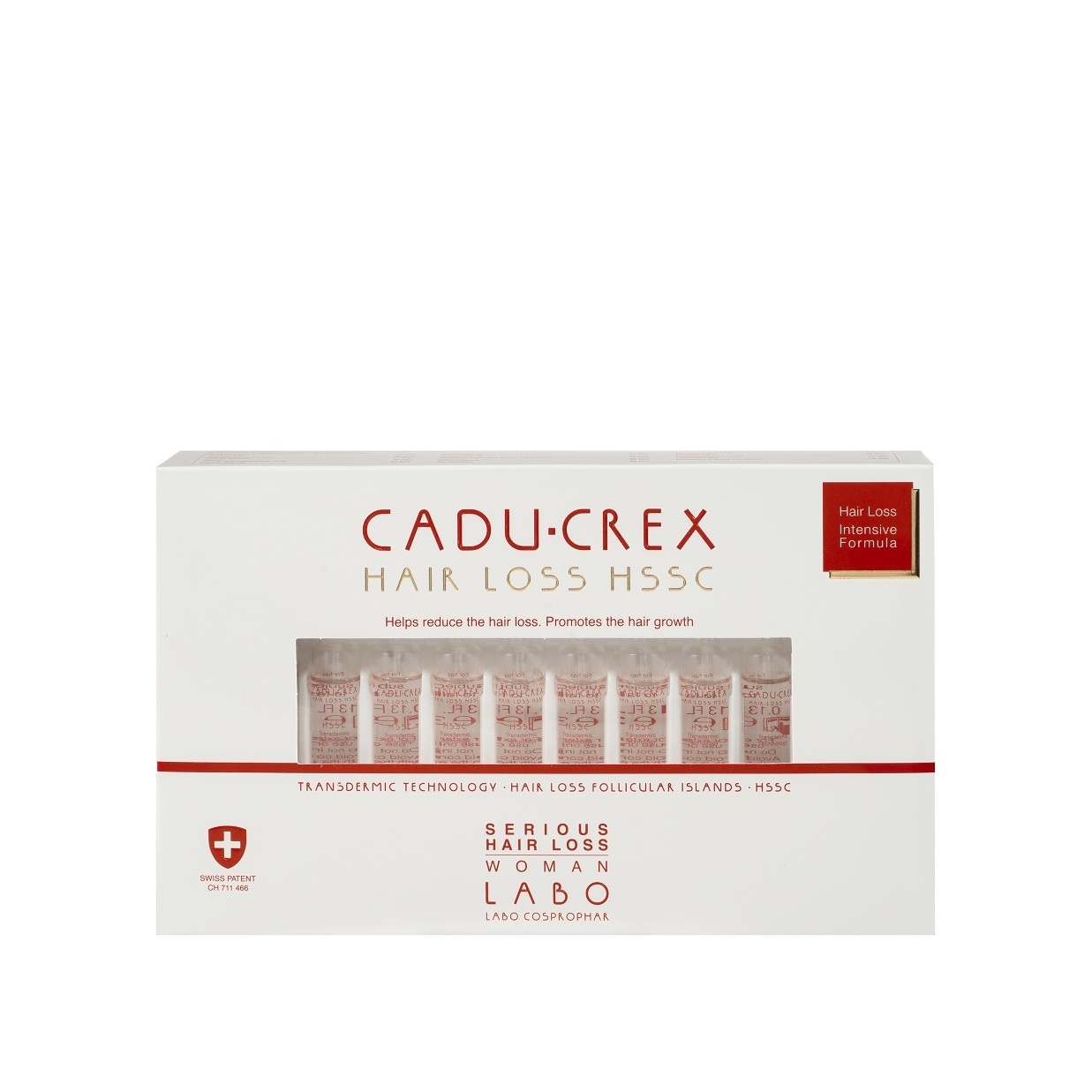 Ампулы при серьезном выпадении волос для женщин Serious Cadu-Crex купить в VISAGEHALL