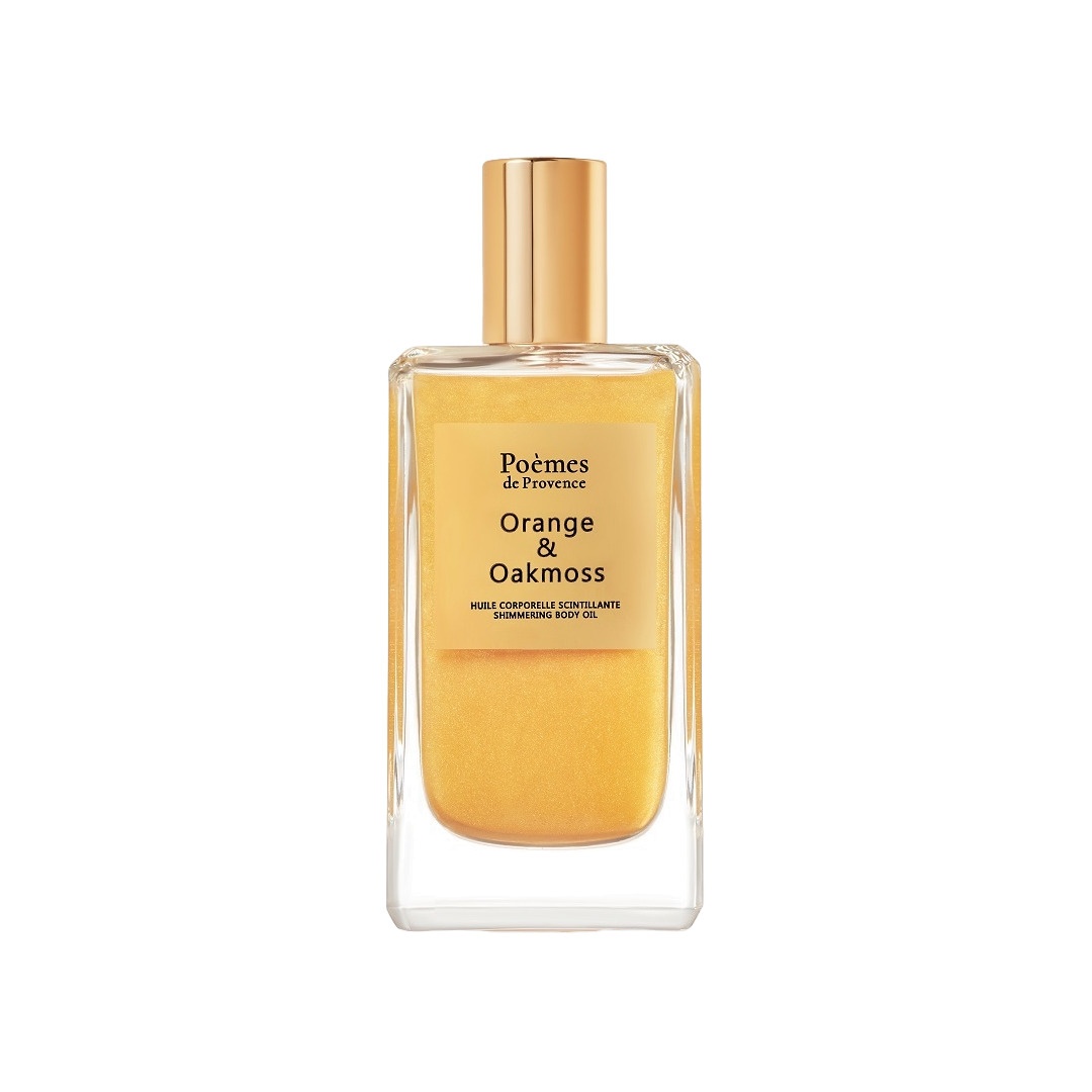 Масло мерцающее Shimmering body oil Orange & Oakmoss