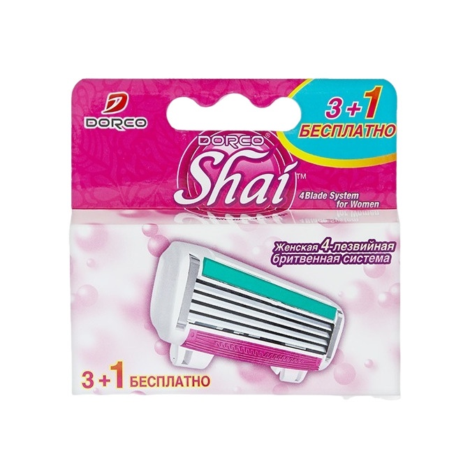 Кассеты для бритья женские Dorco Shai 4