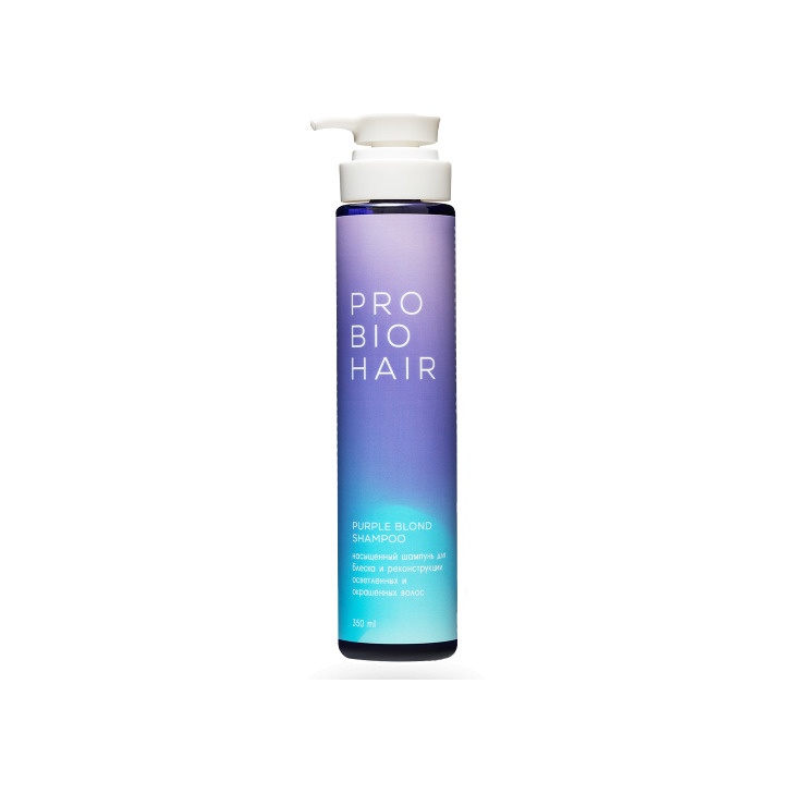 Шампунь оттеночный для осветленных волос Pro Bio Hair Purple Blond