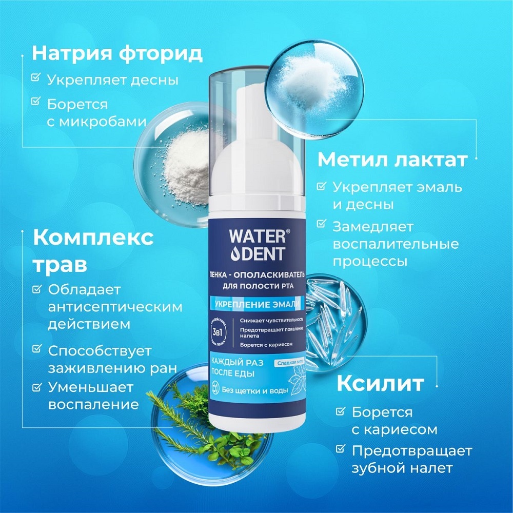 Пенка для полости рта укрепление эмали