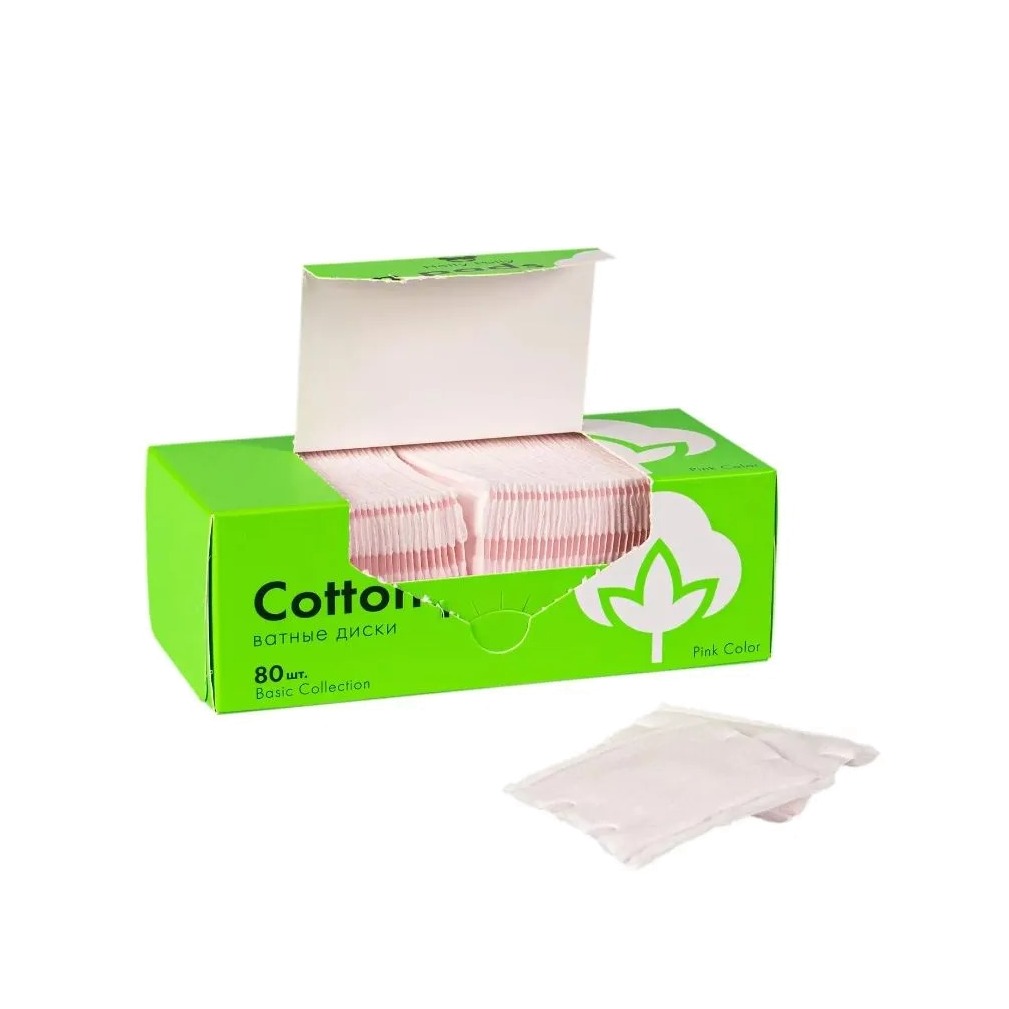 Ватные диски косметические розовые купить в VISAGEHALL