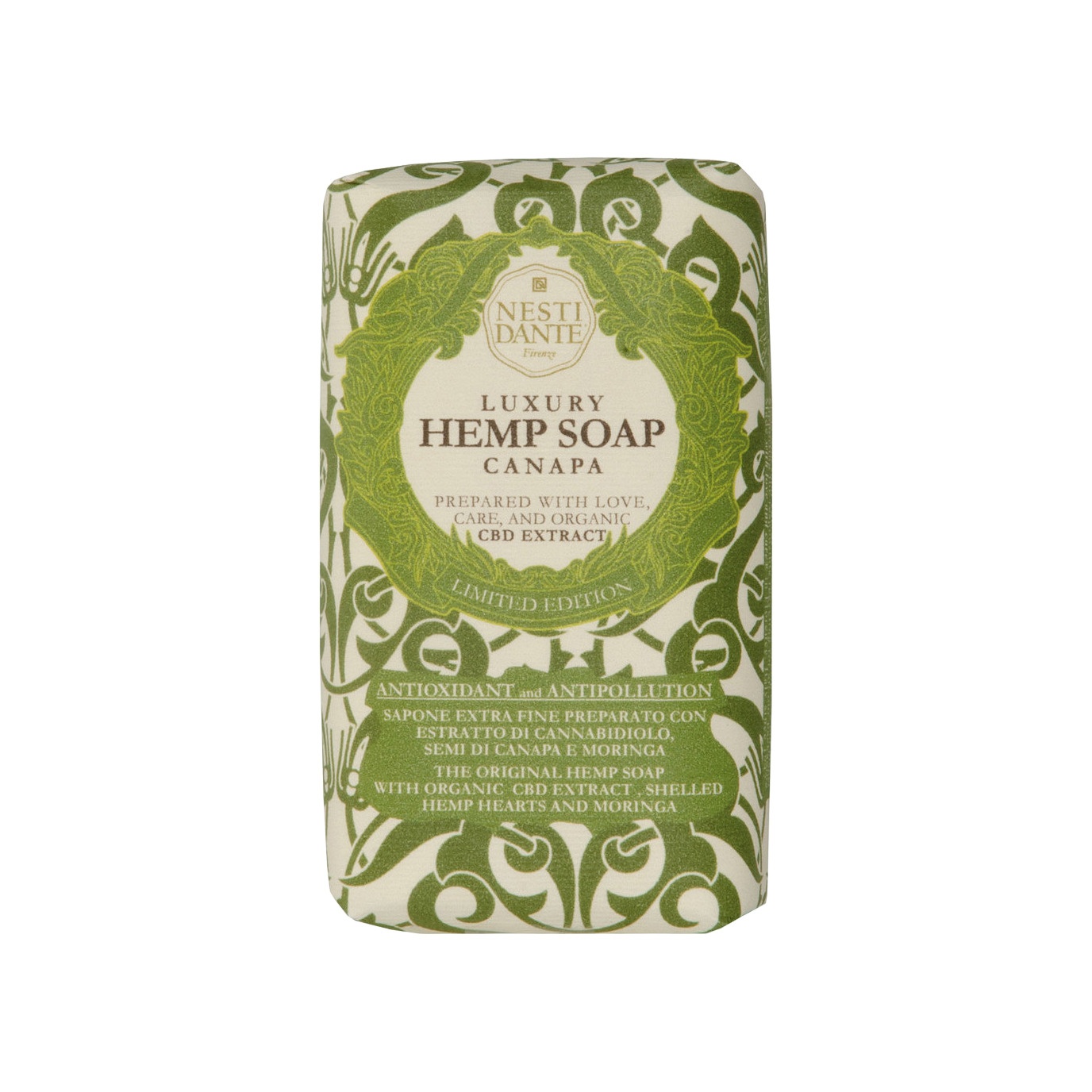 Мыло роскошное Конопляное Luxury Hemp Soap 250г купить в VISAGEHALL