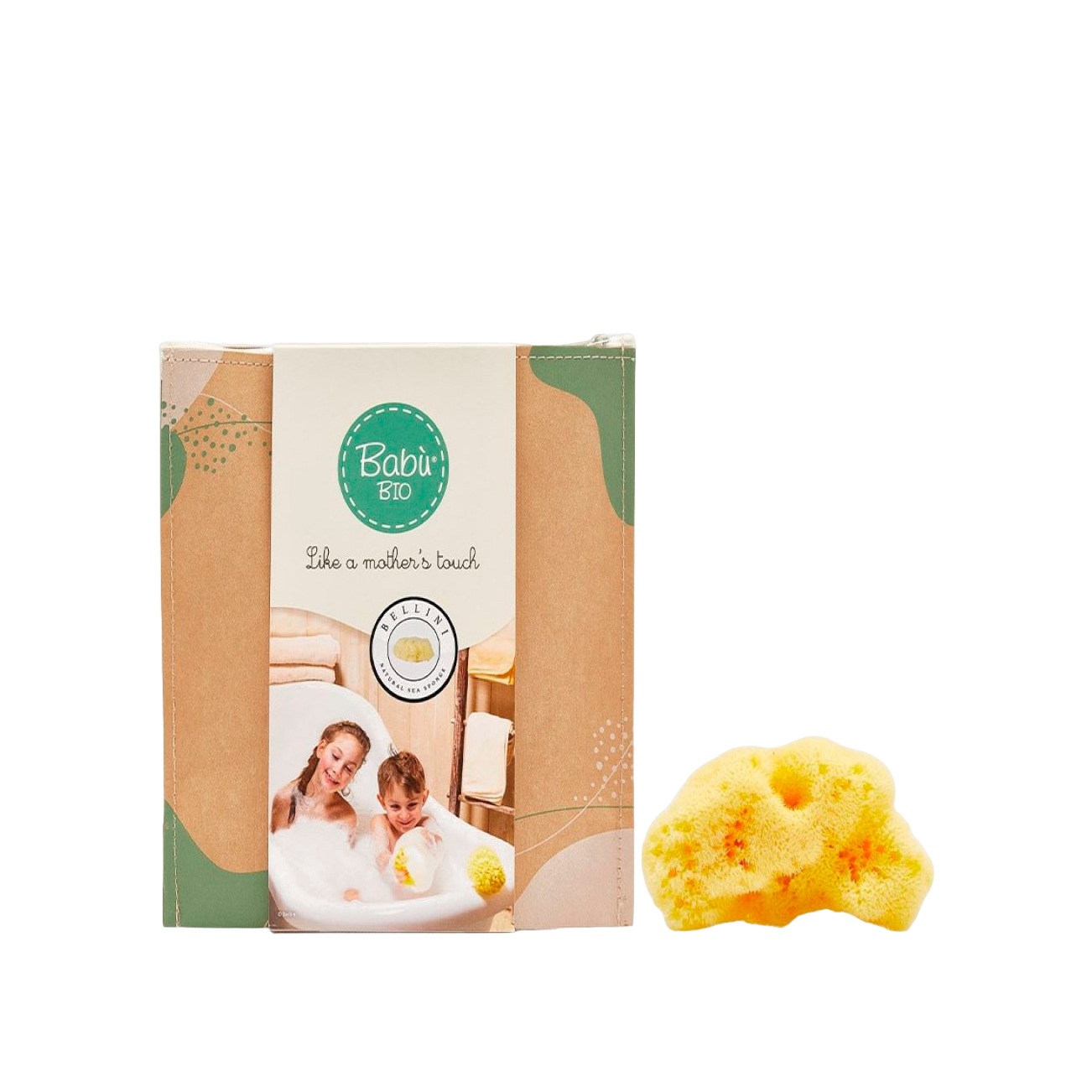 Губка Babu натуральная №10 в Bio упаковке  купить в VISAGEHALL