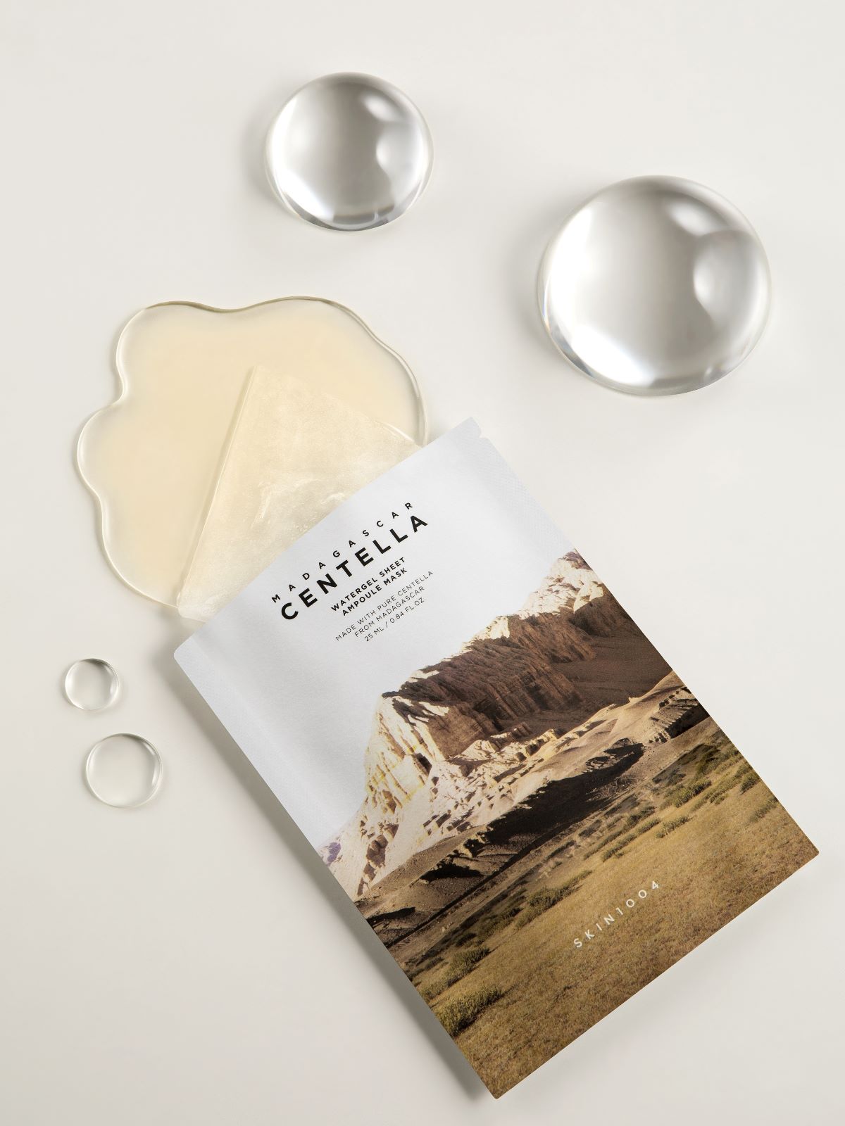 Маска гелевая увлажняющая для лица на основе мадагаскарской центеллы купить в VISAGEHALL