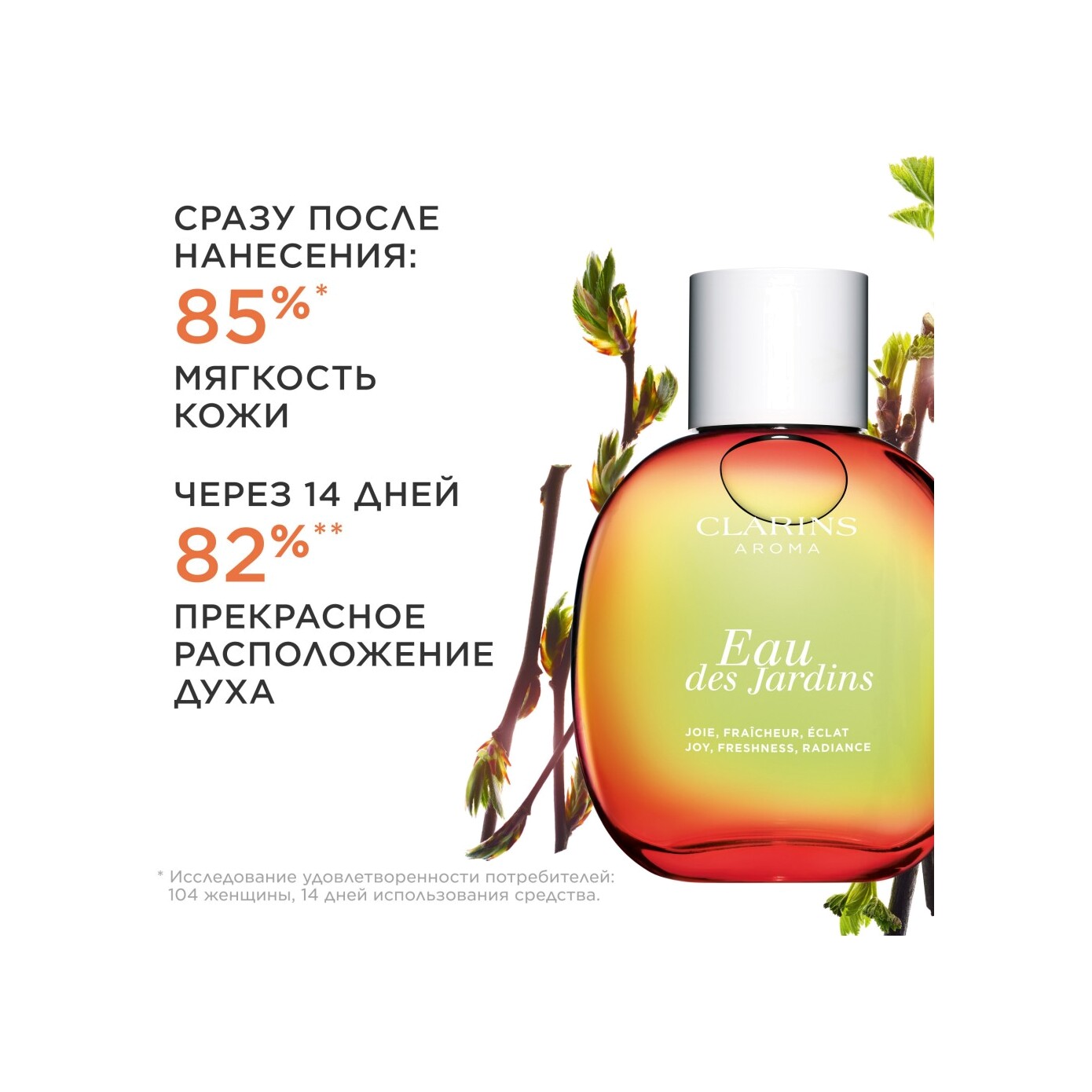 Вода освежающая Eau Des Jardins 