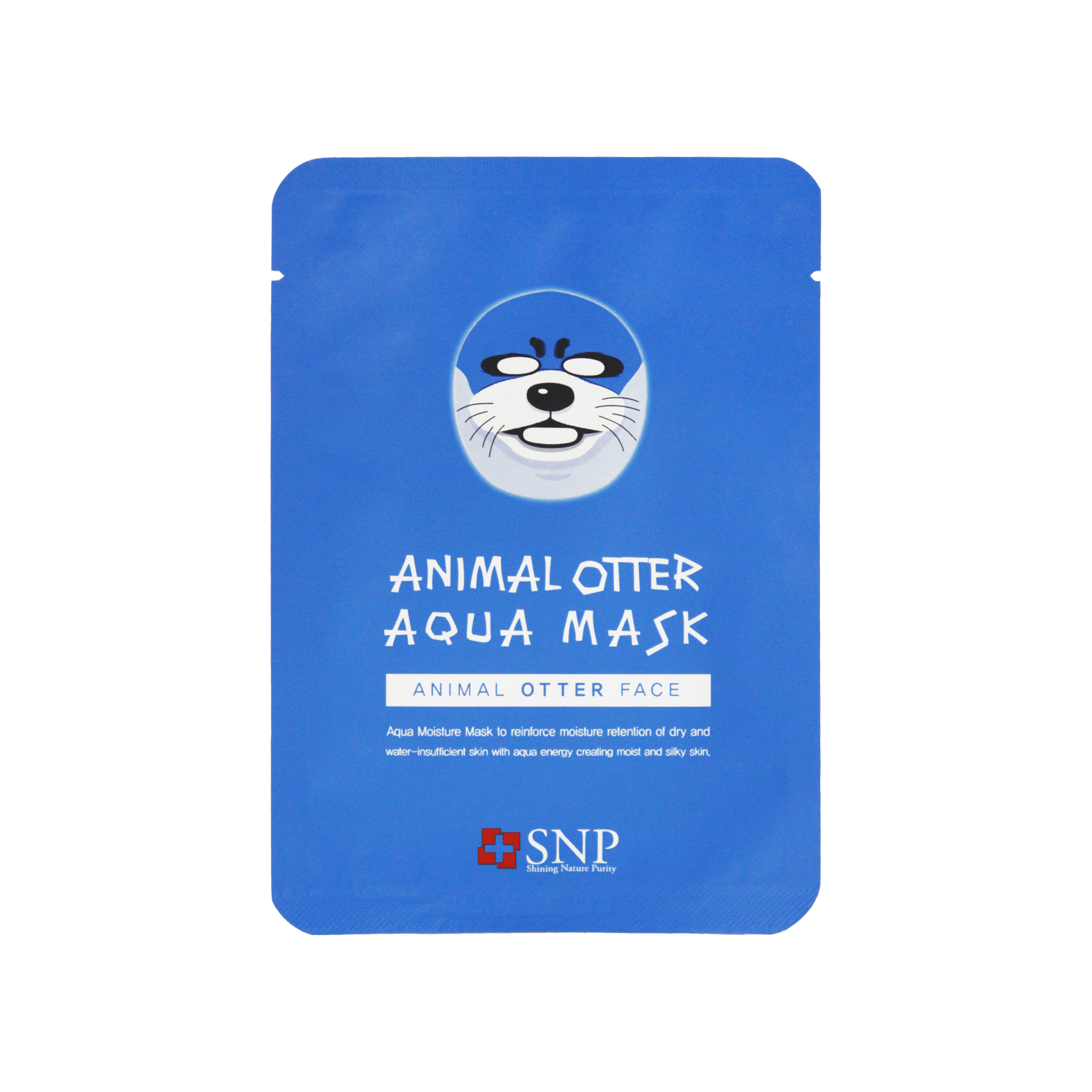 Маска тканевая для лица Otter Aqua увлажняющая Animal 25мл VISAGEHALL