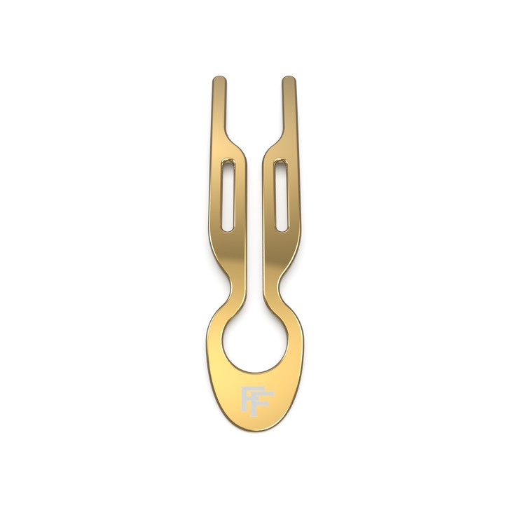 Заколка металлическая Золотой Metal Gold Hairpin №1 купить в VISAGEHALL