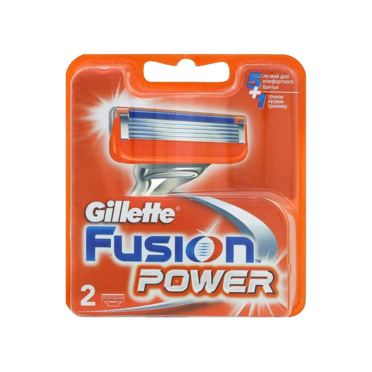 Кассеты сменные для бритья Fusion Power  купить в VISAGEHALL