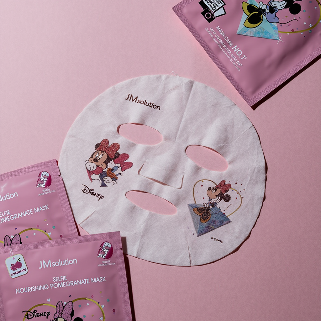 Маска тканевая с экстрактом граната Disney Selfie Nourishing Pomegranate Mask