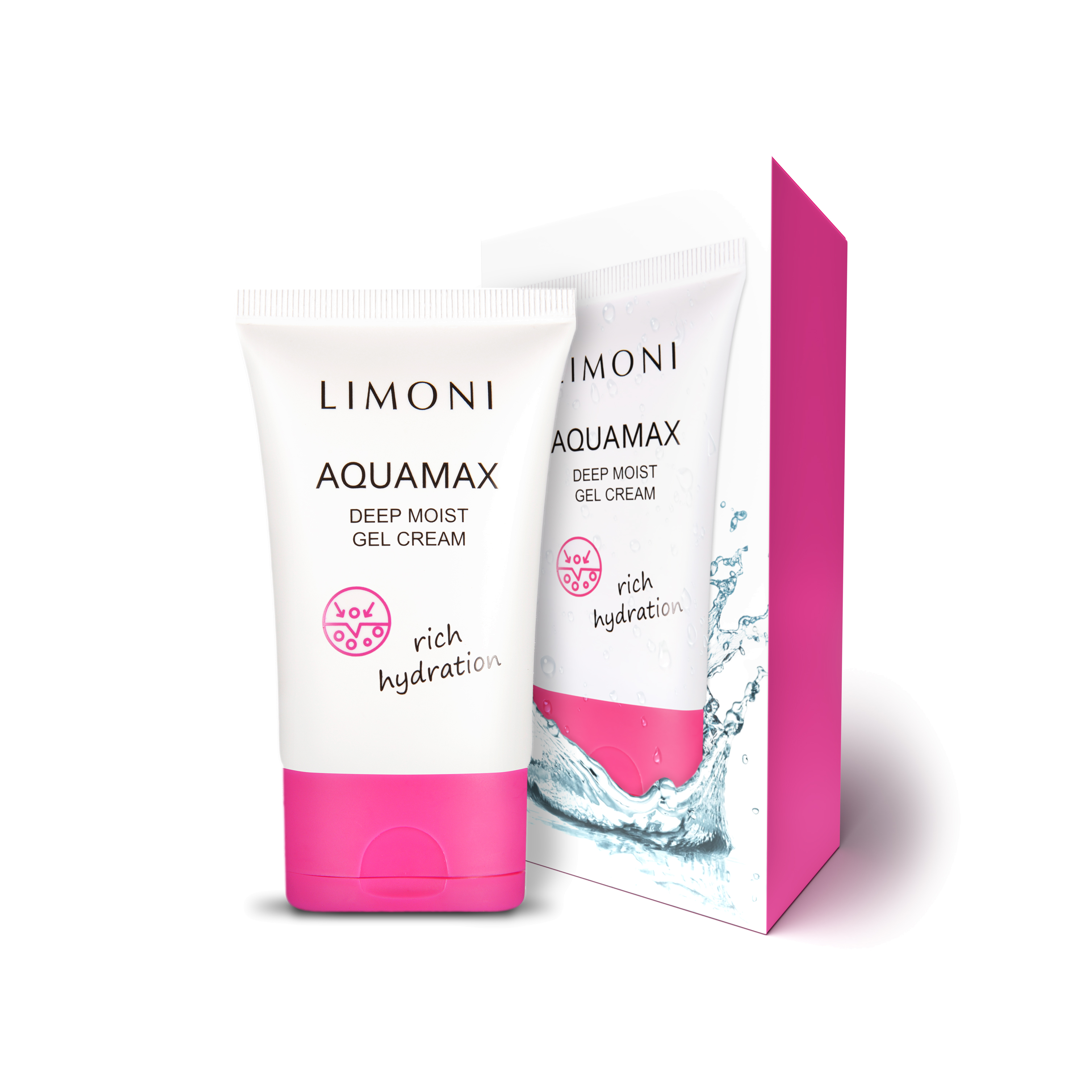 Гель-крем для лица глубокоувлажняющий Aquamax Deep Moist Gel Cream магазин VISAGEHALL являющийся официальным дистрибьютором в России