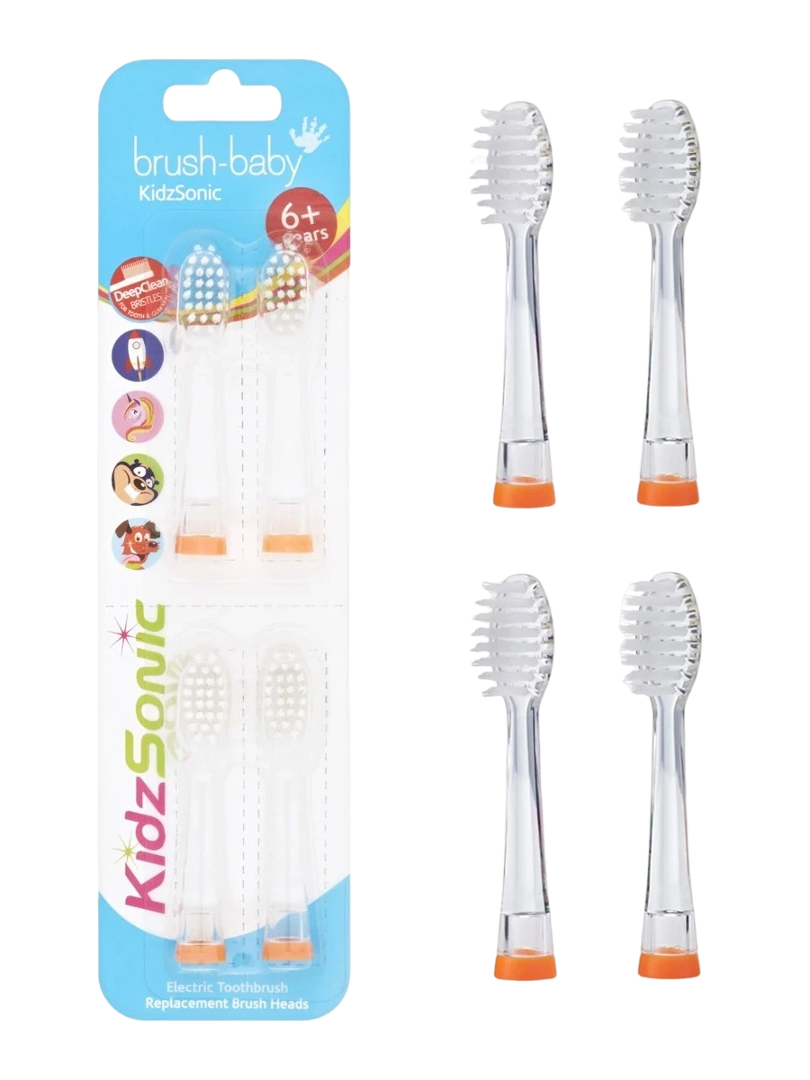 Насадки для электрической зубной щетки 6+ Go-Kidz (4шт) купить в VISAGEHALL