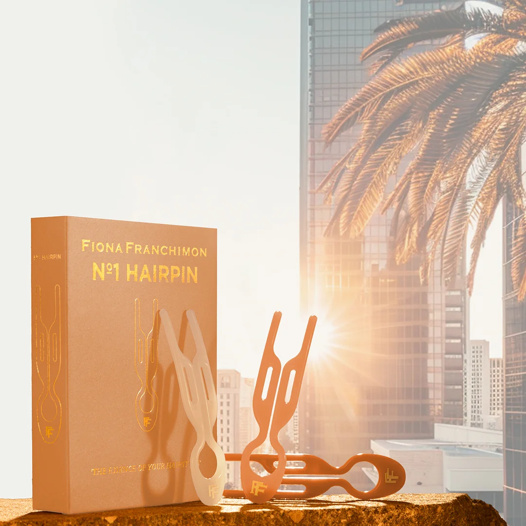 Набор заколок Los Angeles Персиковый / Прозрачно-розовый / Светло-бежевый Hairpin №1 купить в VISAGEHALL