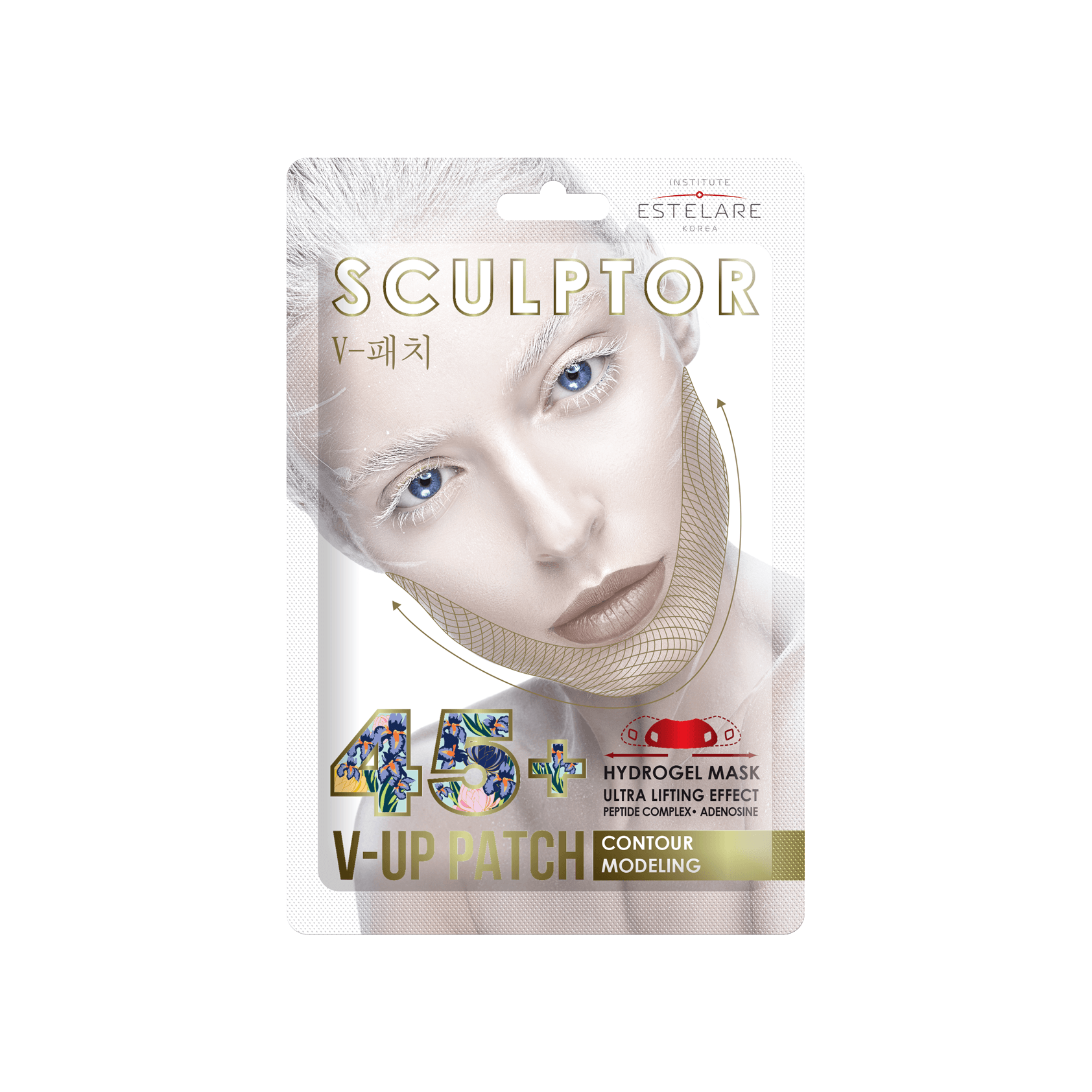 Маска-ультралифтинг гидрогелевая для V-line-зоны 45+ Sculptor магазин VISAGEHALL являющийся официальным дистрибьютором в России