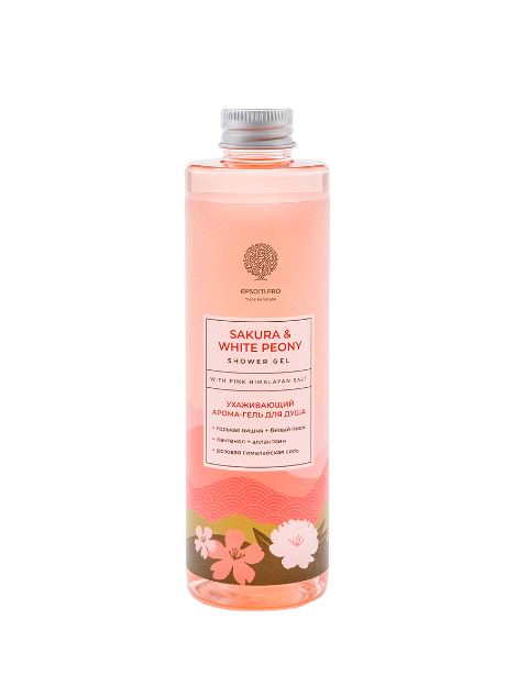 Арома-гель ухаживающий для душа Sakura & Peony shower gel