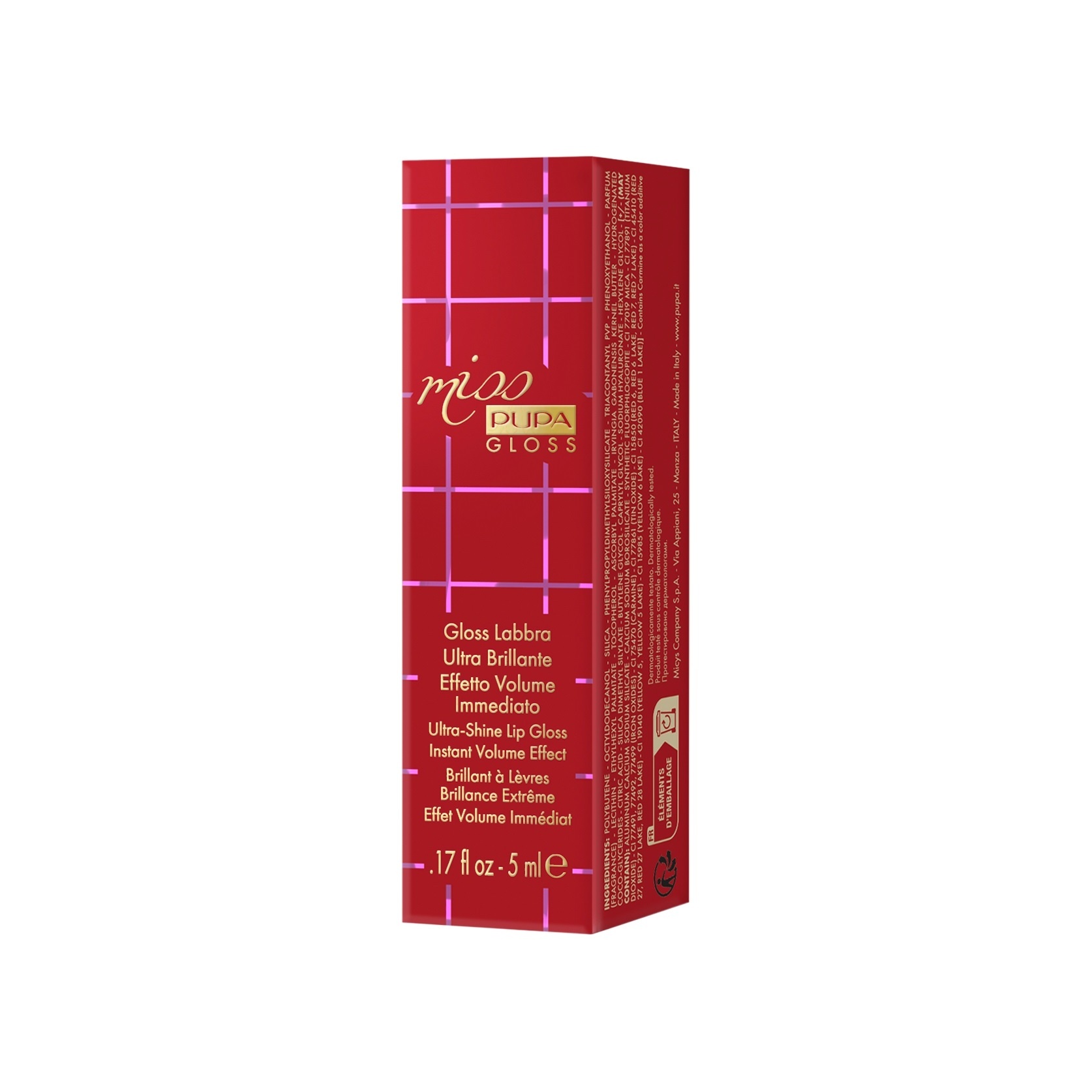 Блеск для губ Miss Pupa Gloss