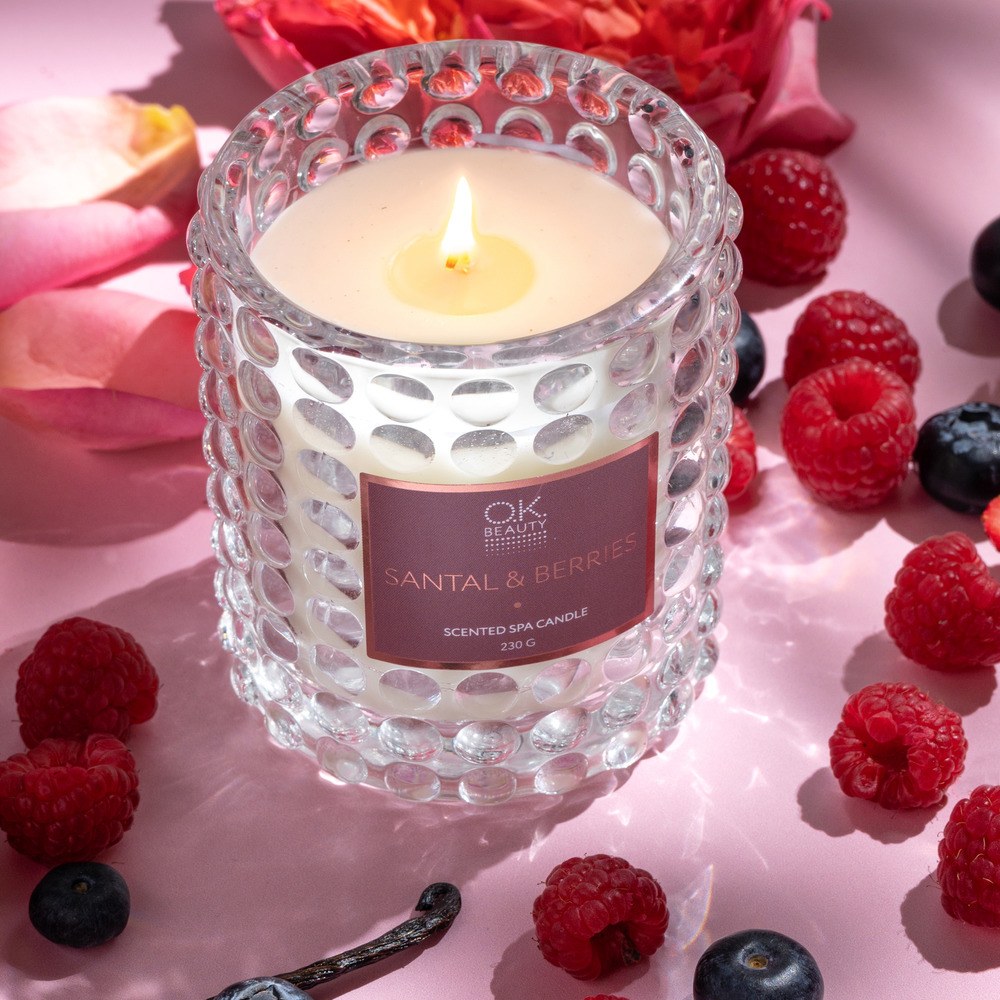 Спа-свеча ароматическая Santal & Berries VISAGEHALL