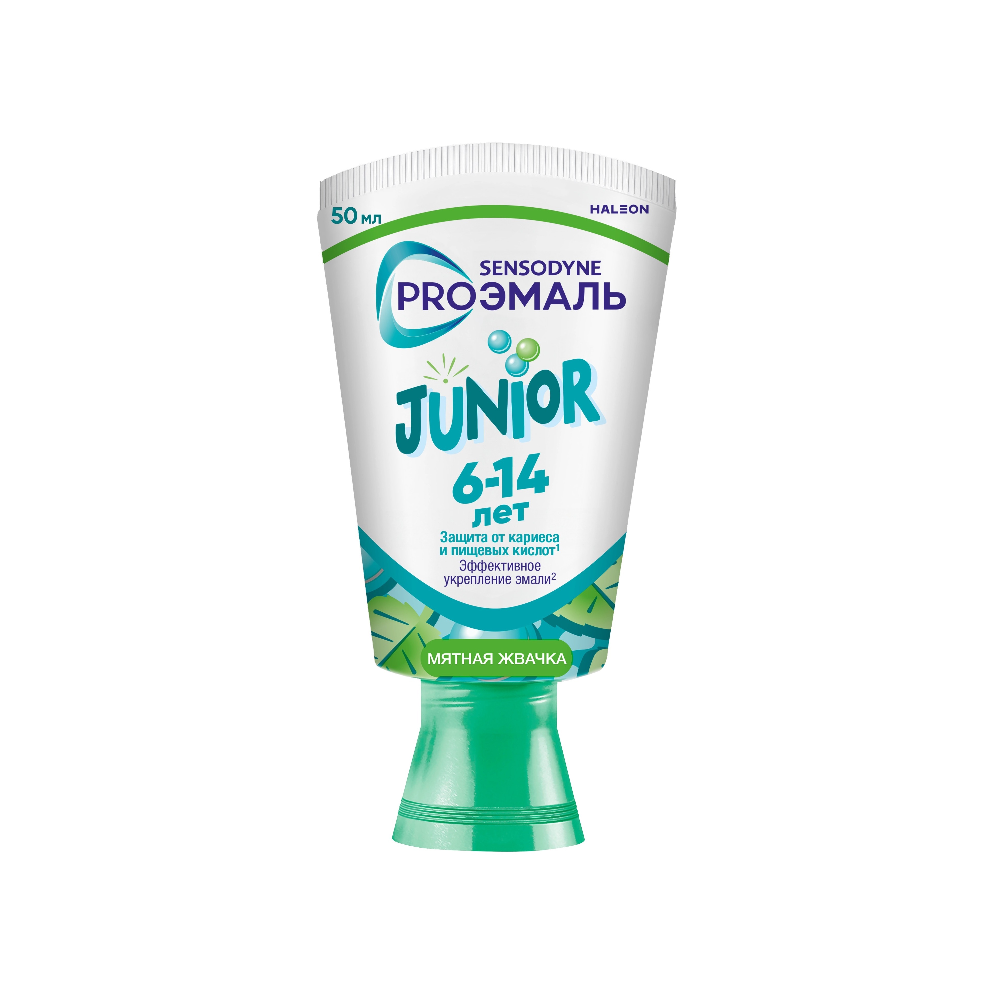 Зубная паста детская со вкусом Мятная жвачка Proэмаль Junior купить в VISAGEHALL