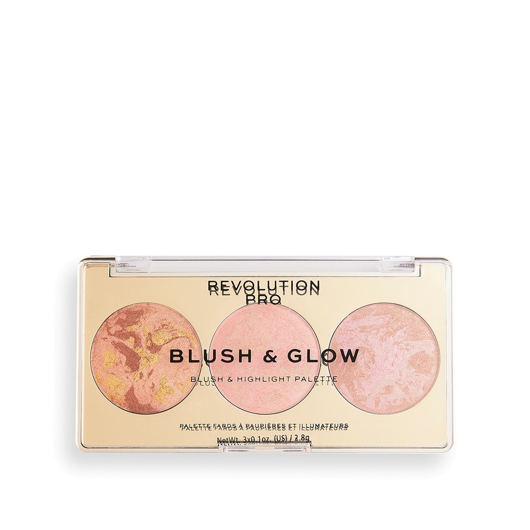 Палетка для лица Blush & Glow Peach Glow VISAGEHALL