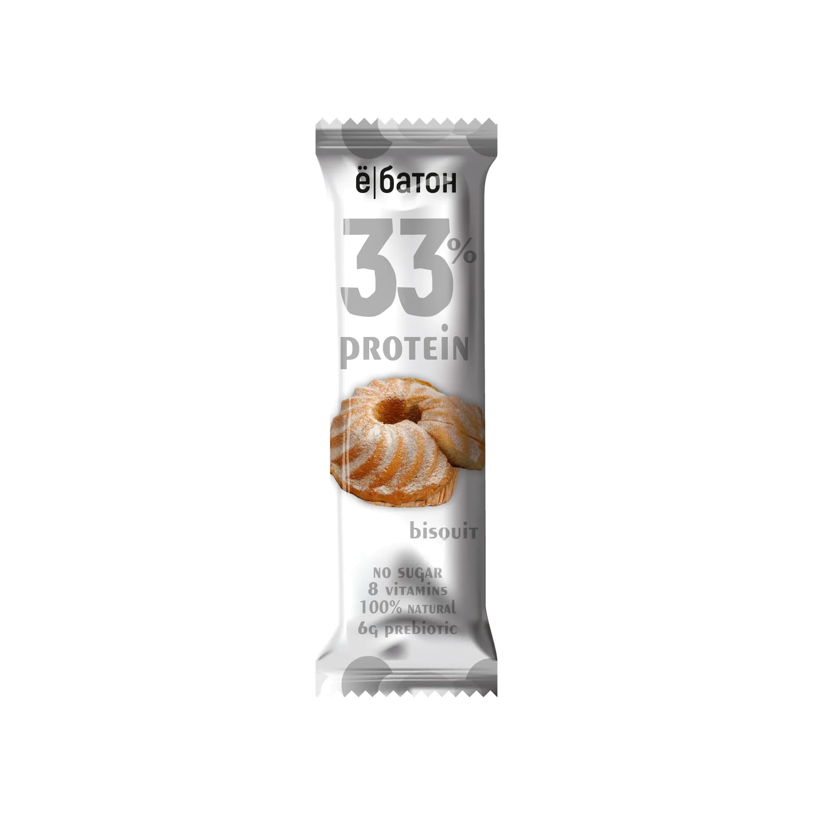 Батончик протеиновый со вкусом бисквит-карамель 33% protein магазин VISAGEHALL являющийся официальным дистрибьютором в России