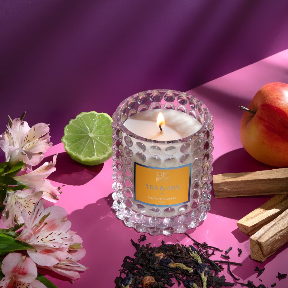Спа-свеча ароматическая Tea & Iris VISAGEHALL