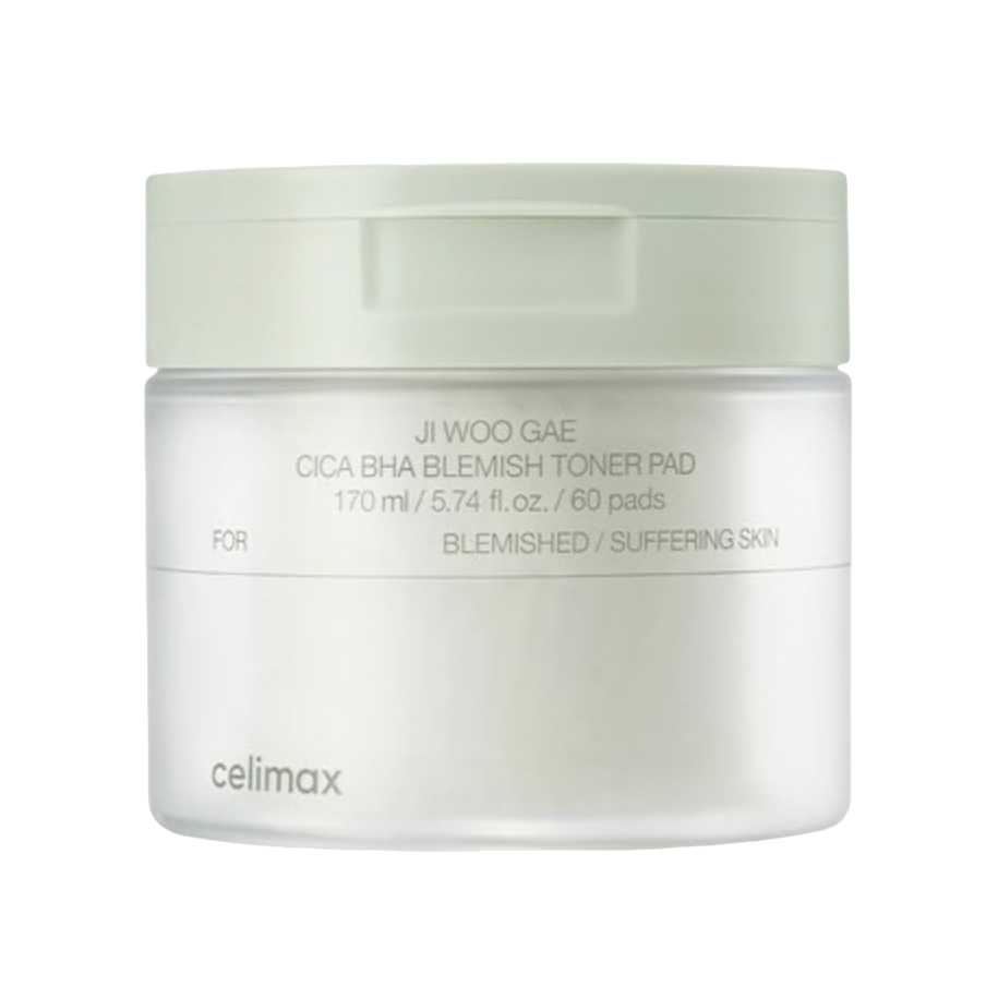 Тонер-пэды для проблемной кожи с BHA-кислотами Ji Woo Gae Cica BHA