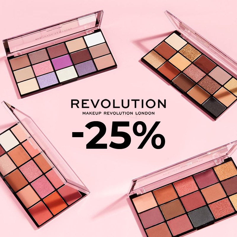 -25% на Makeup Revolution