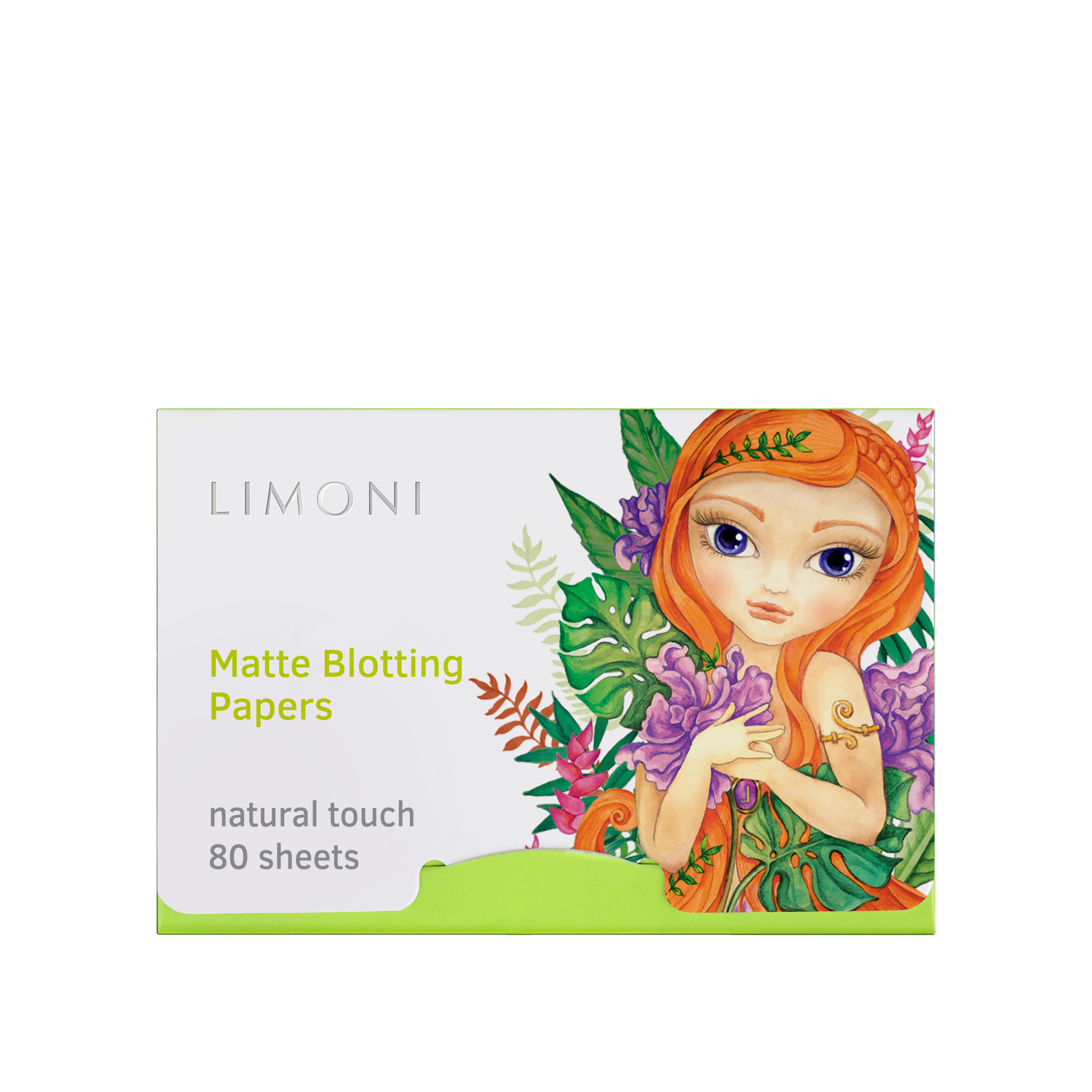 Матирующие салфетки для лица green Matte Blotting Papers 80шт магазин VISAGEHALL являющийся официальным дистрибьютором в России