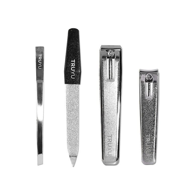 Набор инструментов (клиппер для маникюра, клиппер для педикюра, сапфировая пилка, пинцет)