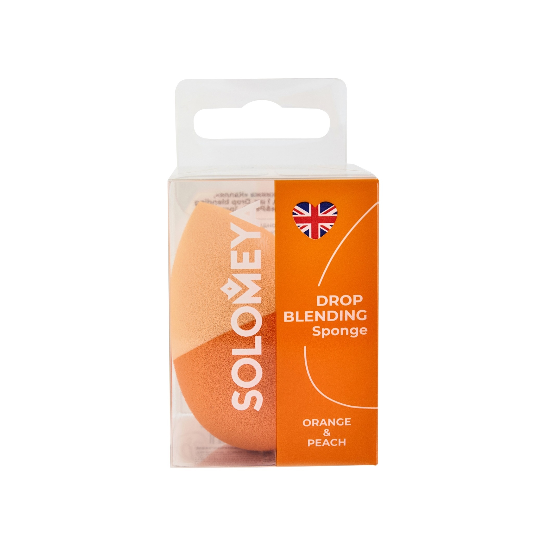 Спонж для макияжа капля Orange&Peach купить в VISAGEHALL