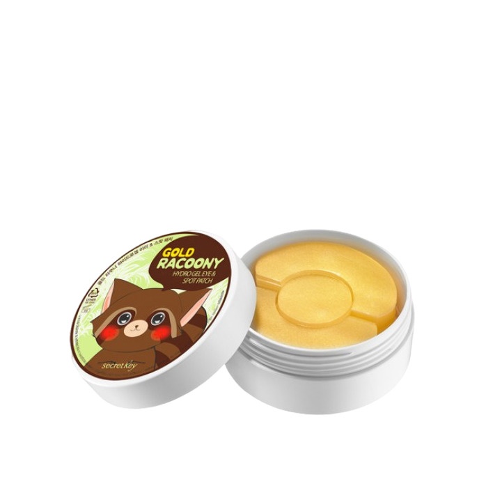 Патчи для глаз гидрогелевые Gold Racoony Hydrogel Eye & Spot Patch