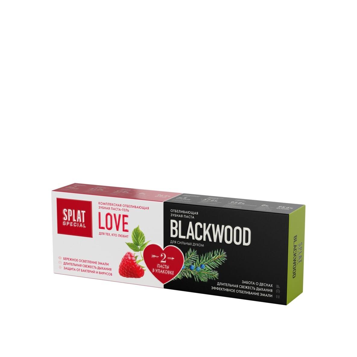 Набор зубных паст Love/Blackwood VISAGEHALL