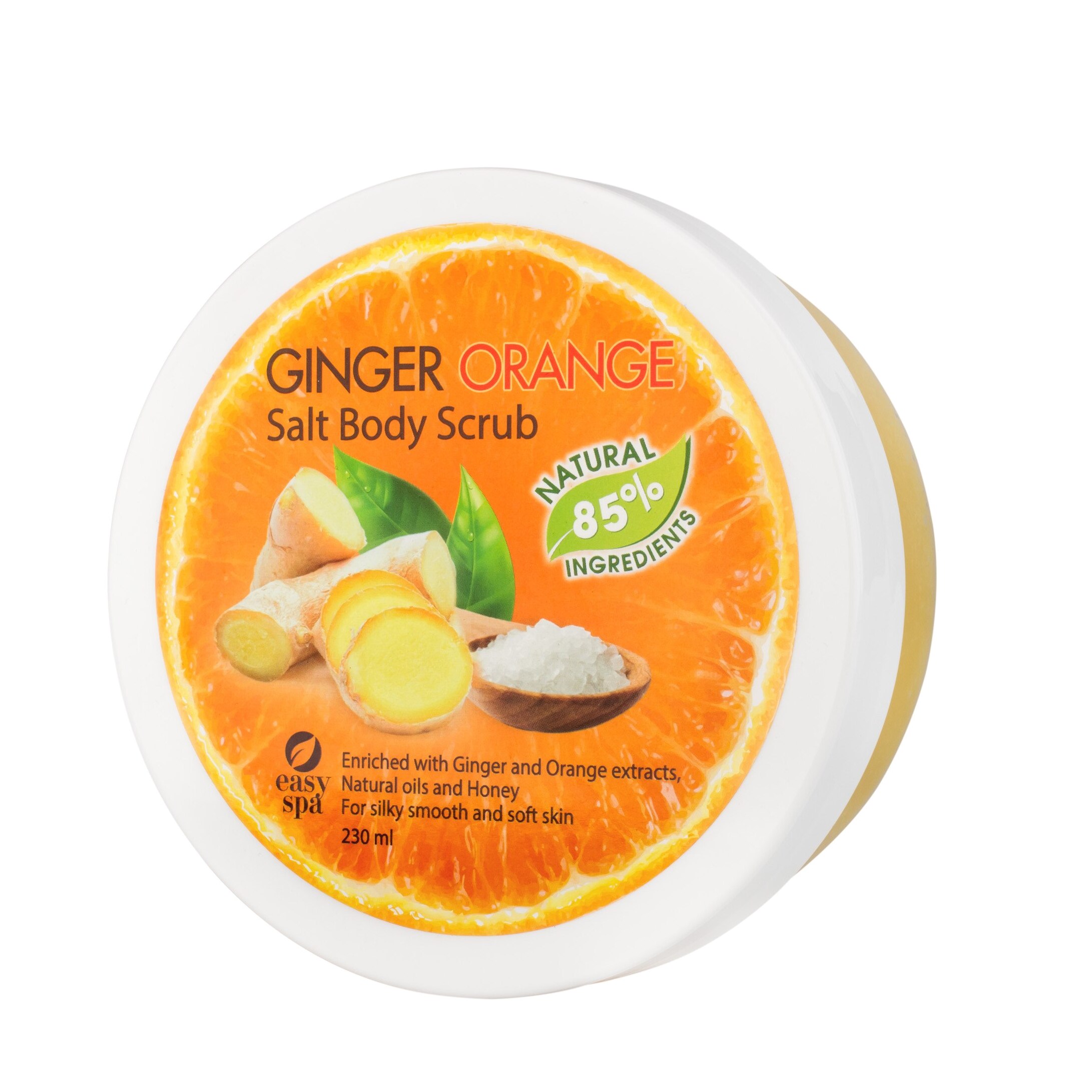 Скраб для тела соляной Ginger Orange VISAGEHALL