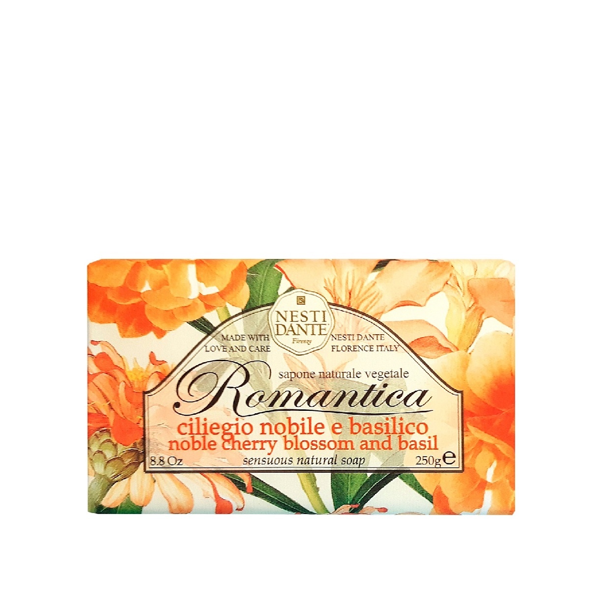 Мыло "Романтика" Вишневый цвет и Базилик 250г купить в VISAGEHALL