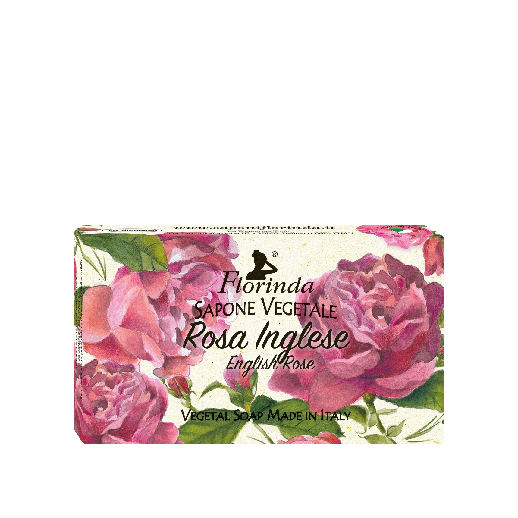 Мыло Rosa Inglese 100г магазин VISAGEHALL являющийся официальным дистрибьютором в России