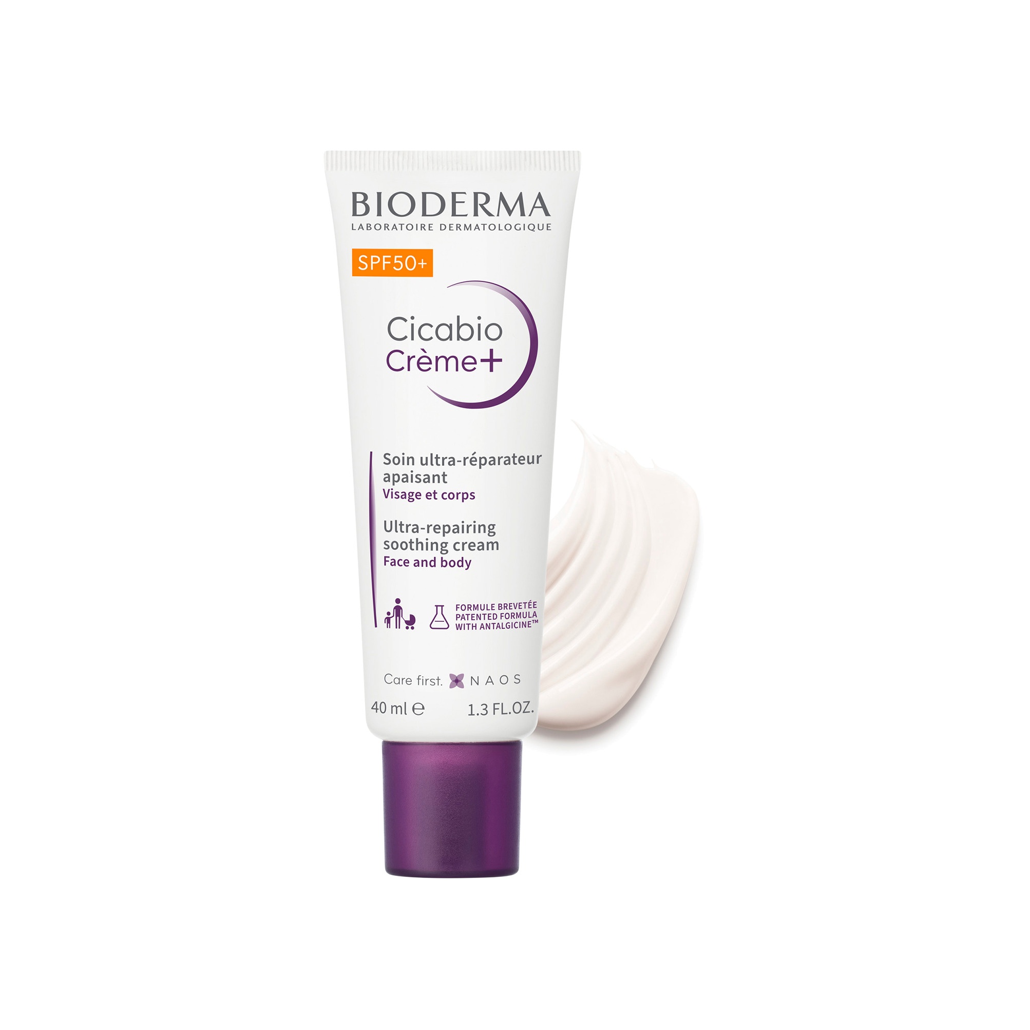 Крем восстанавливающий и успокаивающий Cicabio Creme+ SPF 50+