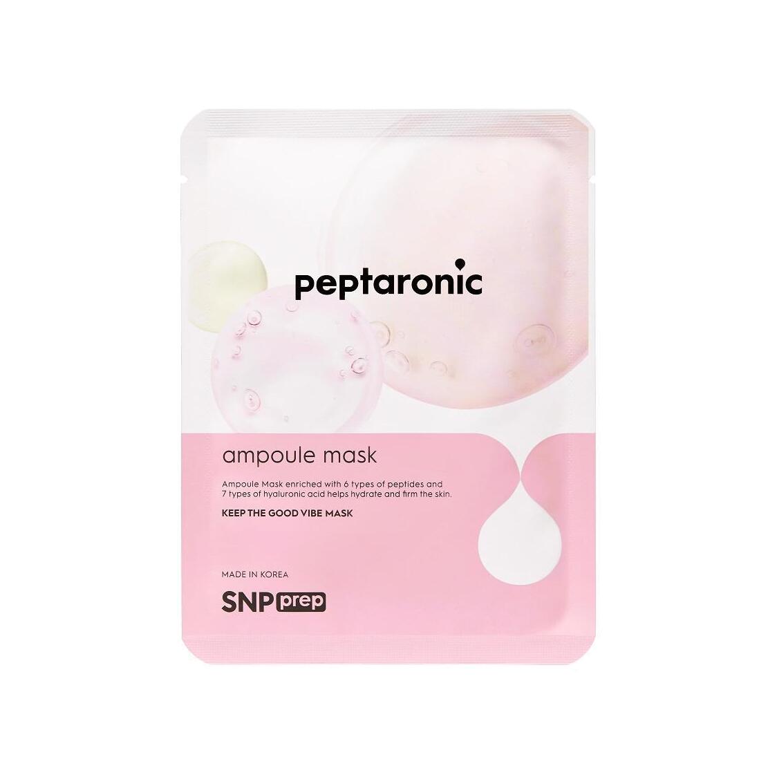 Маска тканевая для лица с пептидами увлажняющая укрепляющая Prep Peptaronic магазин VISAGEHALL являющийся официальным дистрибьютором в России