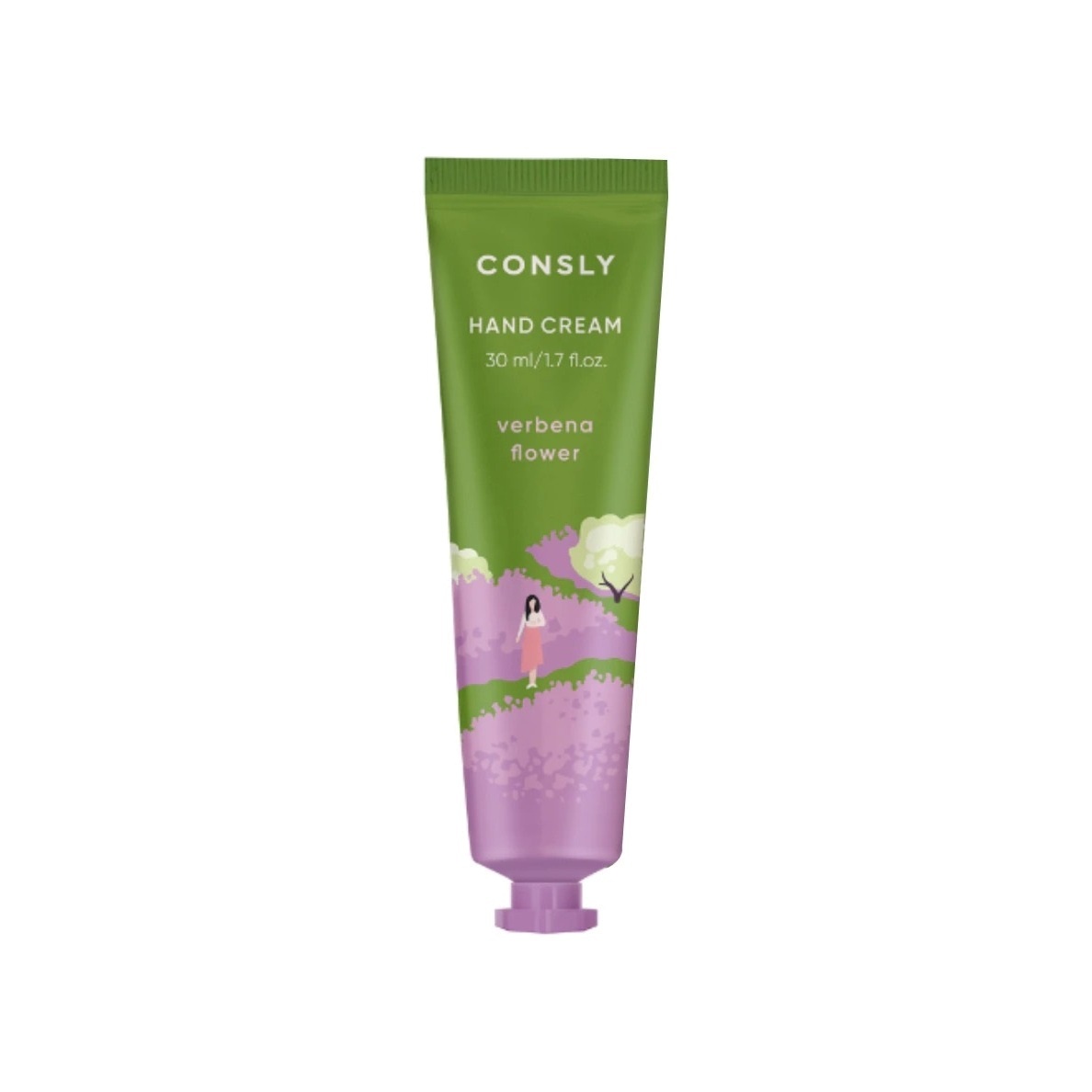 Крем для рук парфюмированный гиалуроновый с экстрактом вербены Verbena Flower Hand Cream купить в VISAGEHALL