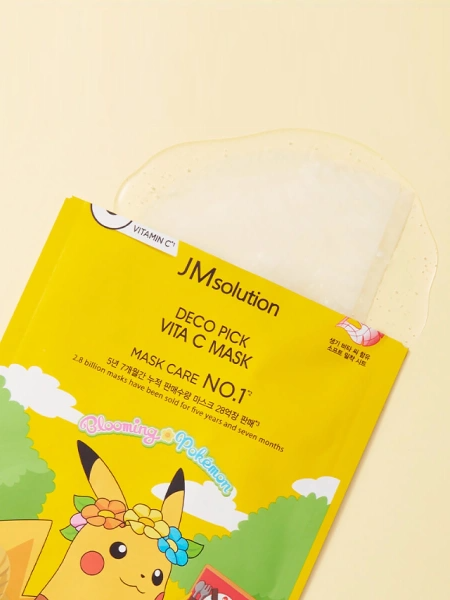 Маска тканевая с витамином С для сияния кожи Deco Pick Vita C Mask
