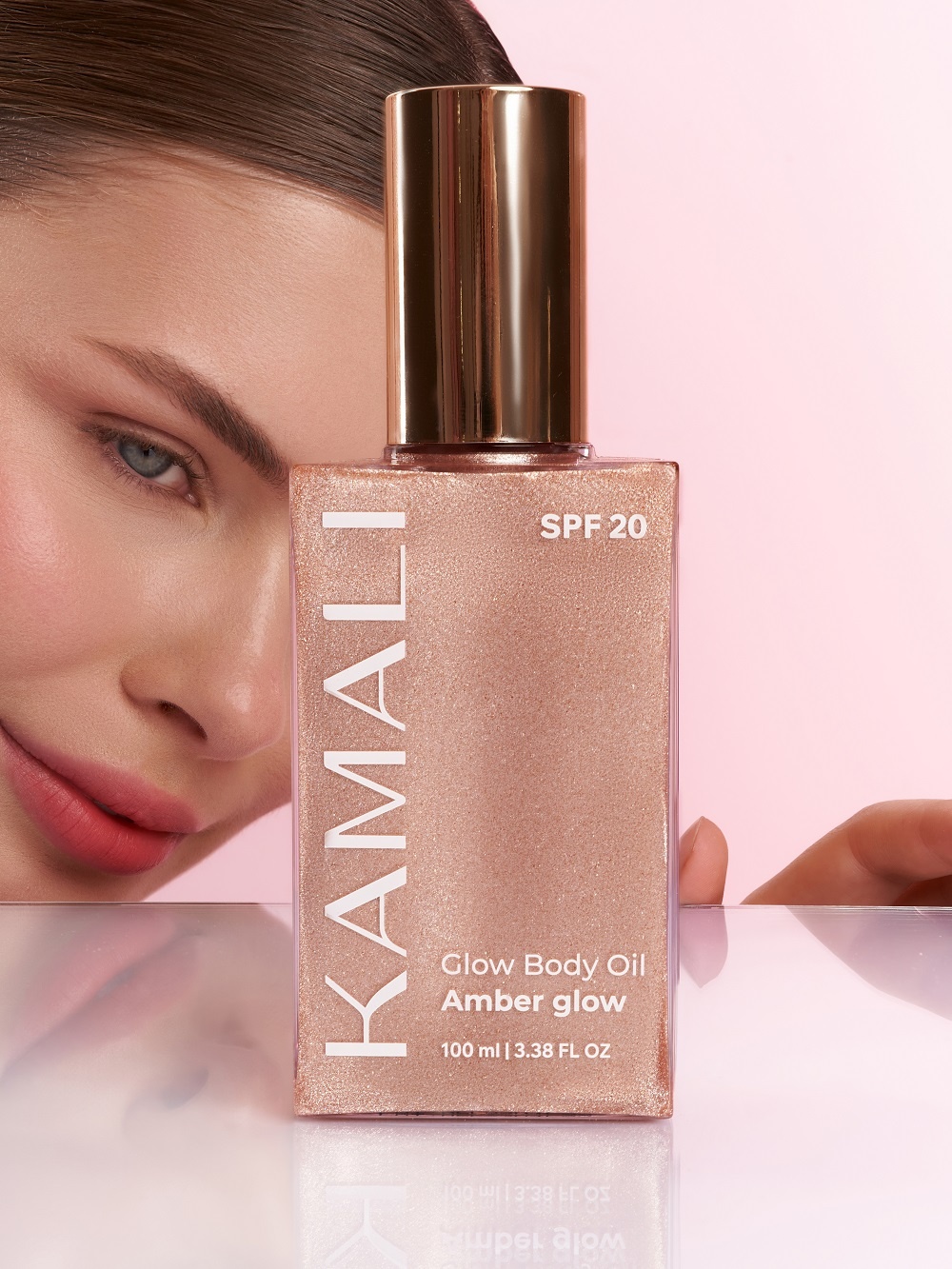 Масло для тела сияющее Янтарное сияниет SPF20