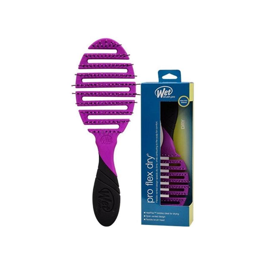 Щетка для быстрой сушки волос фиолетовая Pro Flex Dry купить в VISAGEHALL