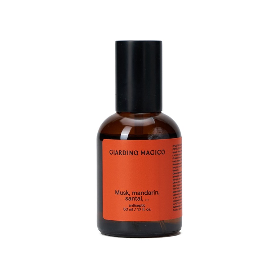 Дезинфицирующая жидкость Musk, mandarin, santal