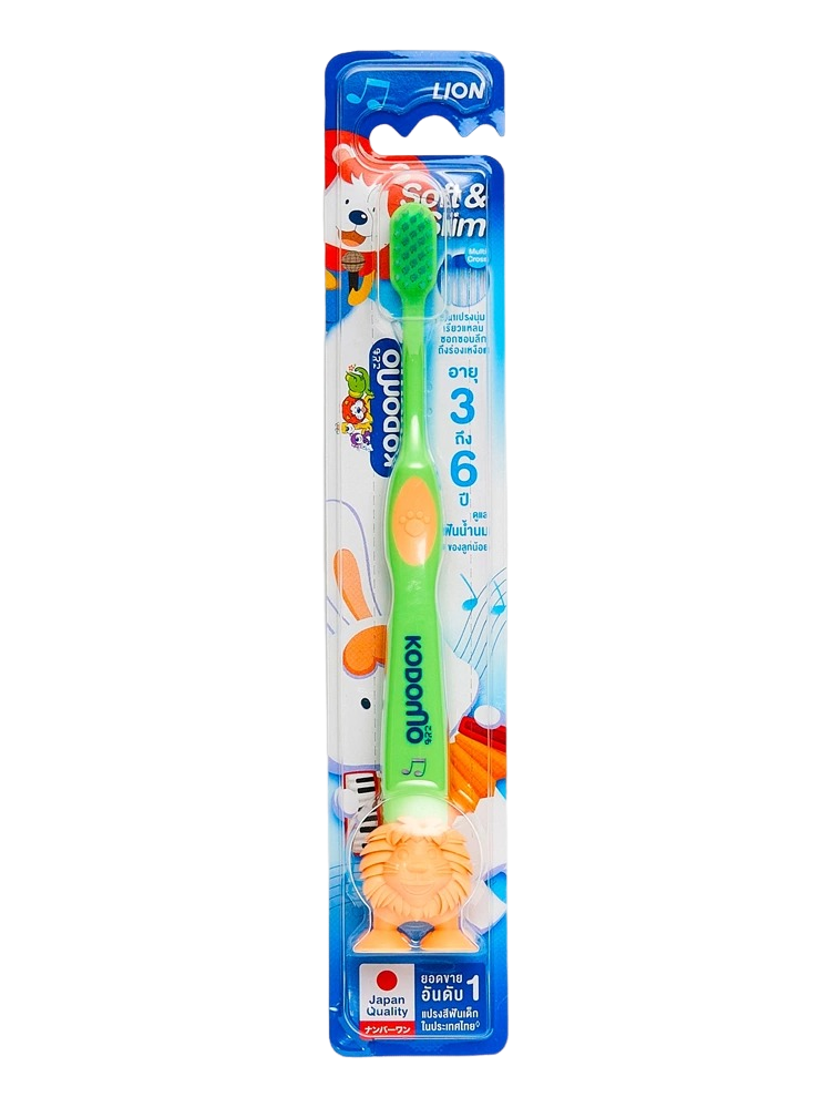 Щётка зубная для детей от 3 до 6 лет Thailand Kodomo купить в VISAGEHALL