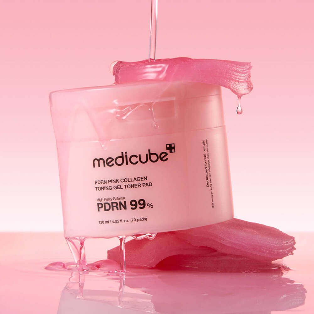 Тонер-пэды гелевые с ПДРН и коллагеном PDRN Pink Collagen