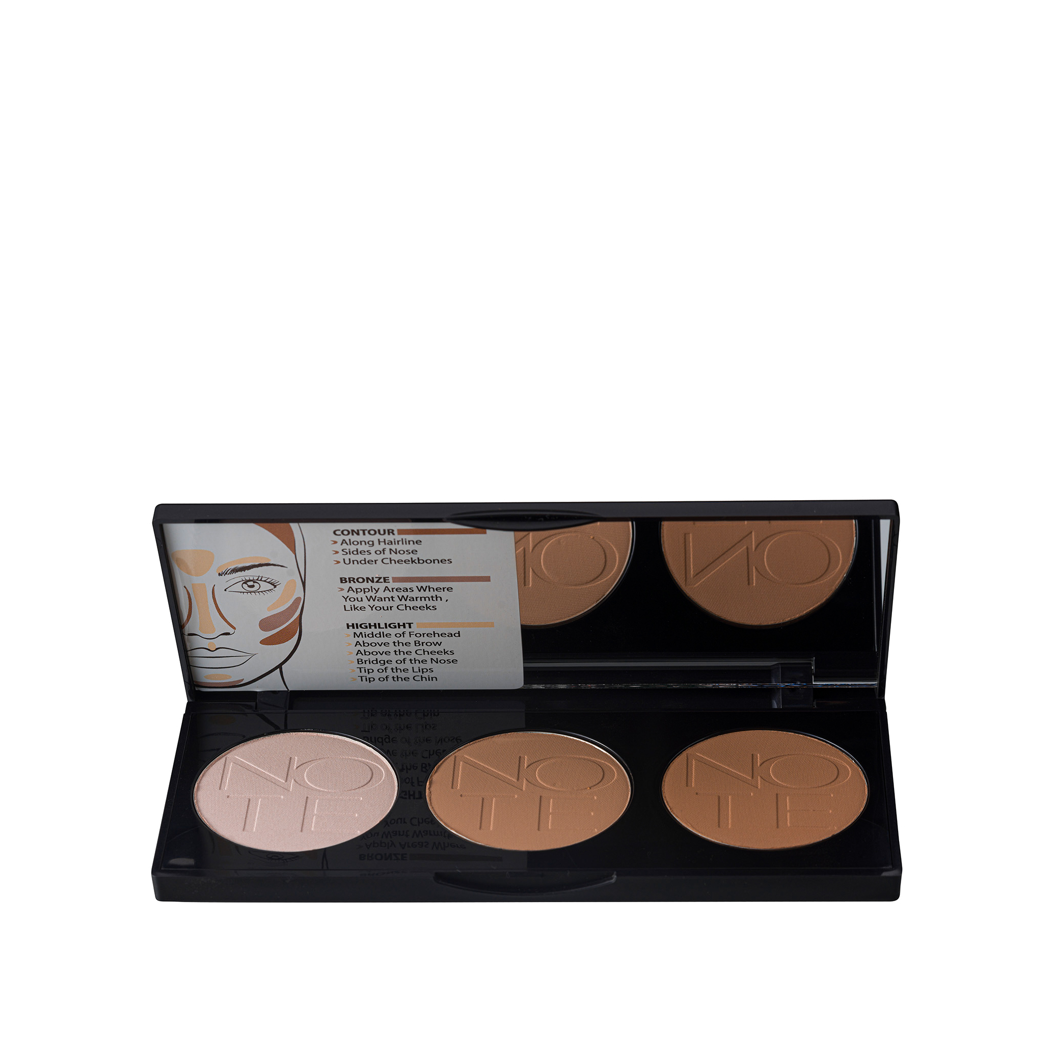 Палетка для контурирования лица Perfecting Contouring Powder Palette 