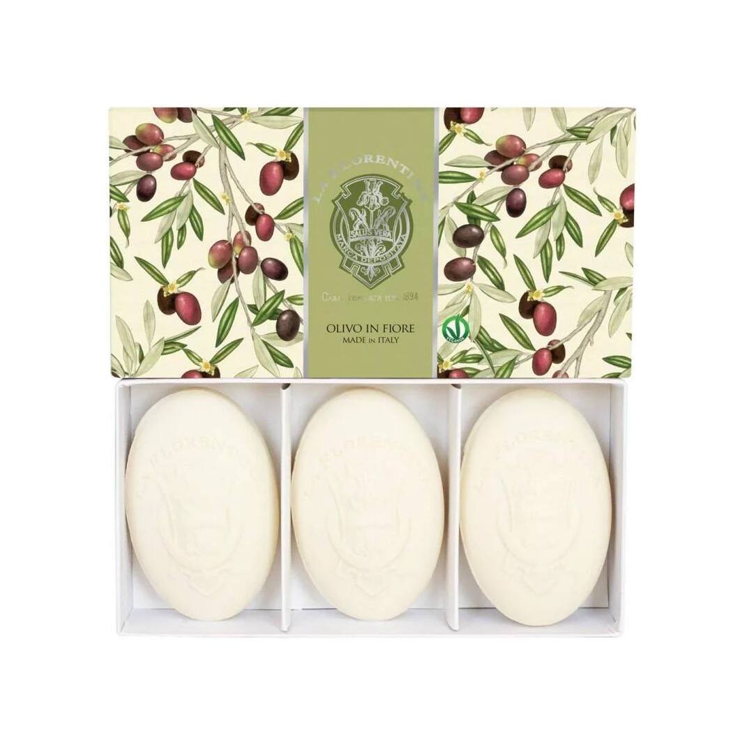 Набор мыла Olive Flowers магазин VISAGEHALL являющийся официальным дистрибьютором в России