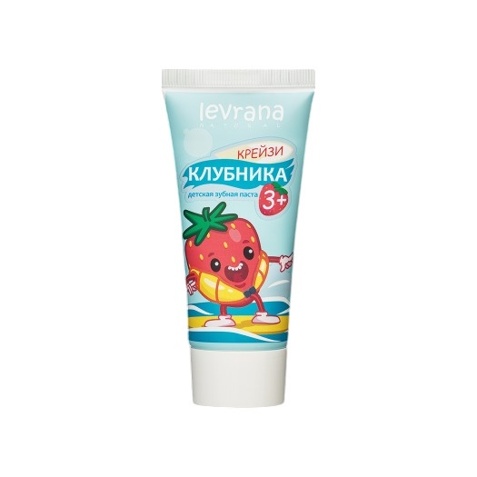 Детская зубная паста со вкусом клубники 3+ купить в VISAGEHALL