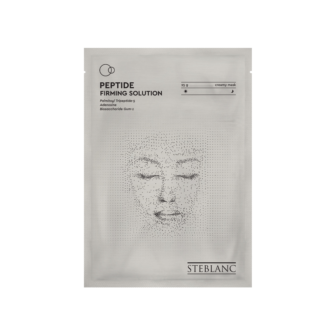 Тканевая крем маска для лица укрепляющая с пептидами VISAGEHALL