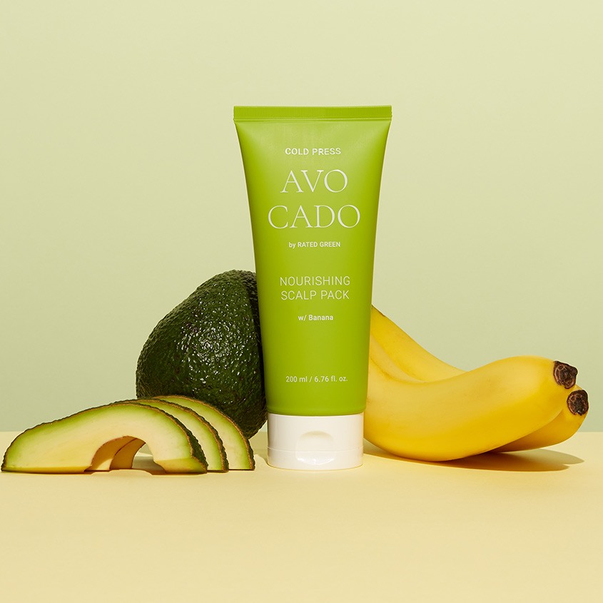 Маска для кожи головы с маслом авокадо и экстрактом банана VISAGEHALL